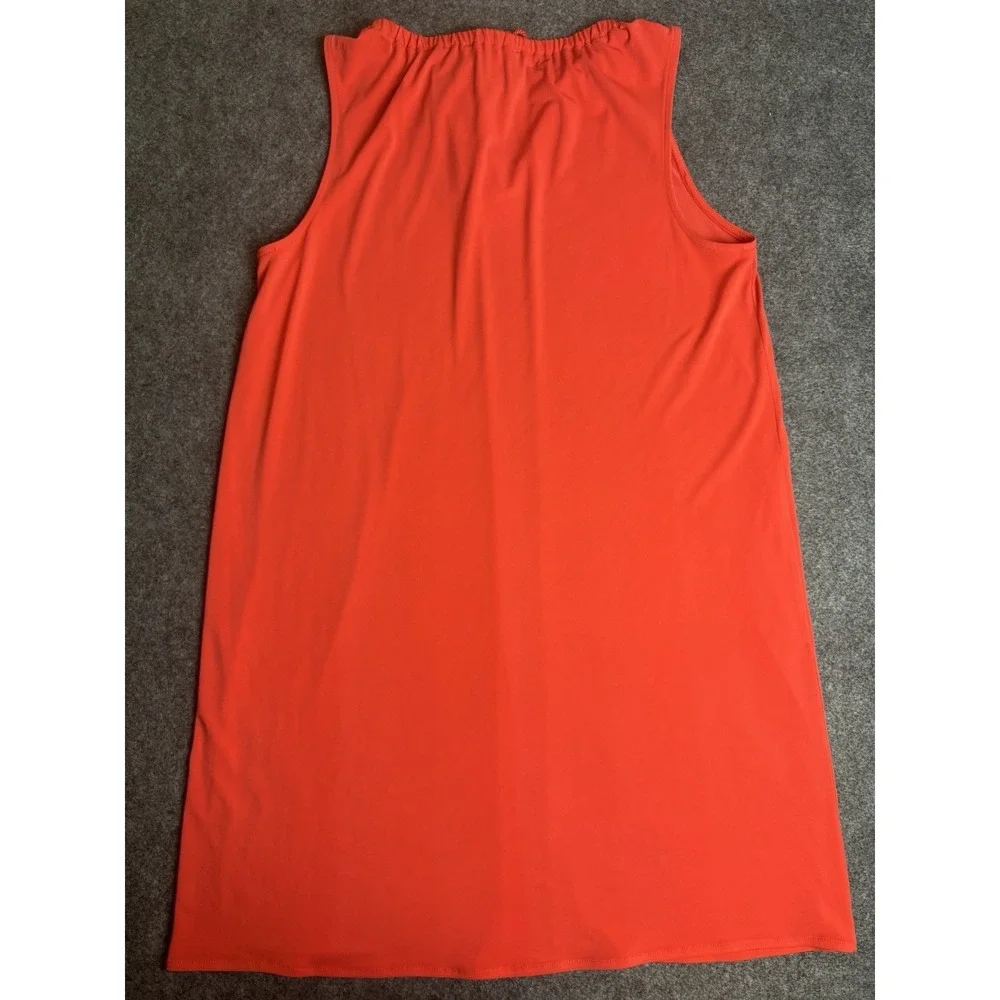 Michael Kors Sleeveless Orange dress   A4